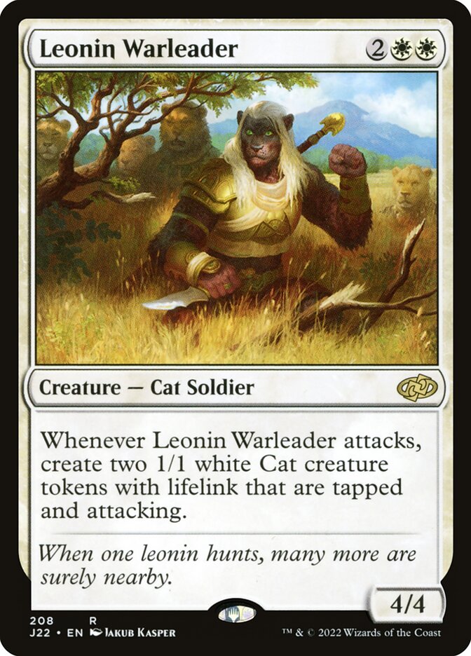 Leonin Warleader [Jumpstart 2022] (208)