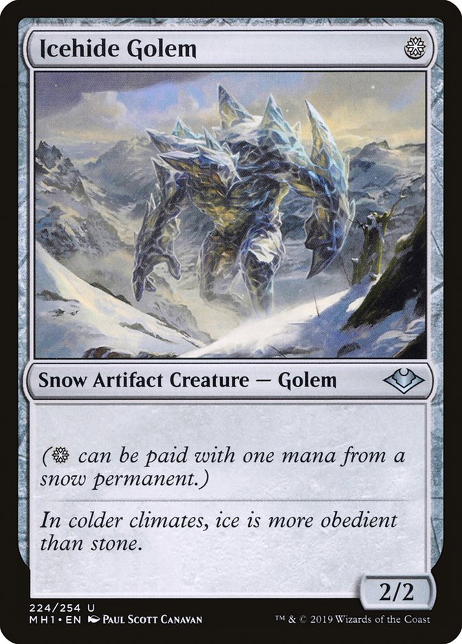 Icehide Golem [Modern Horizons] (224)