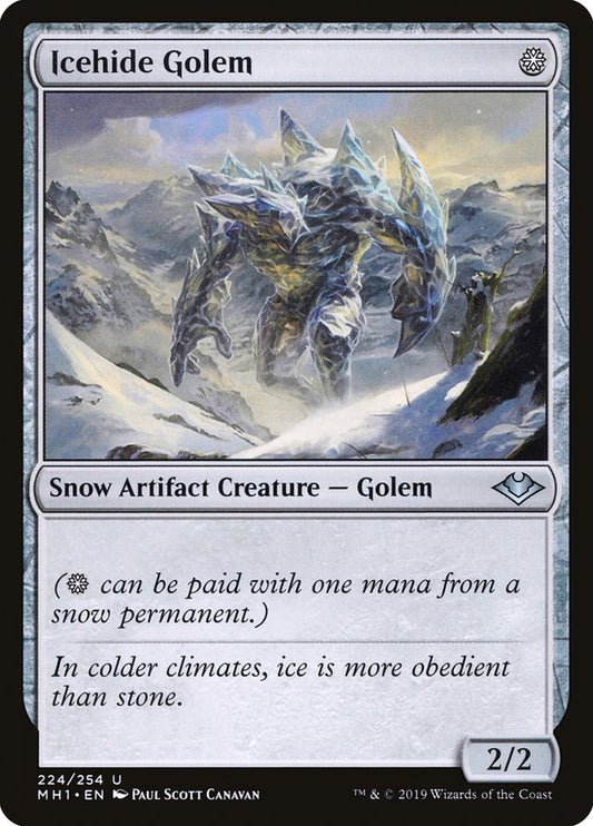 Icehide Golem [Modern Horizons] (224)