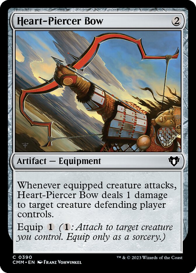 Heart-Piercer Bow [Commander Masters] (390)