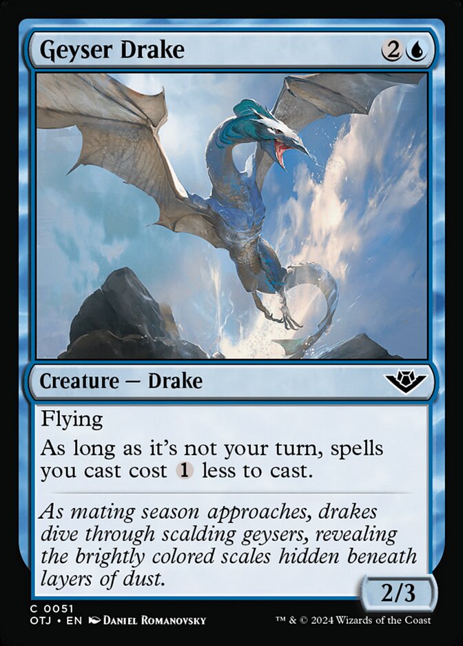 Geyser Drake [Outlaws of Thunder Junction] (51)