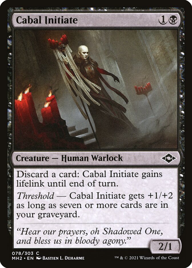 Cabal Initiate [Modern Horizons 2] (78)