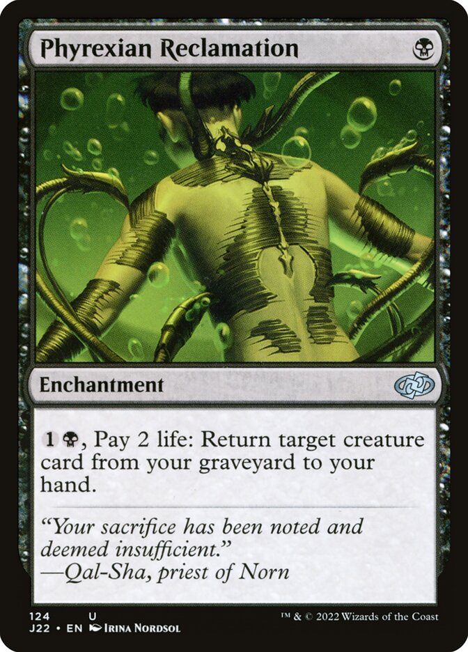 Phyrexian Reclamation [Jumpstart 2022] (124)