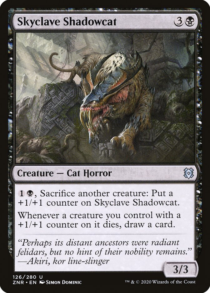 Skyclave Shadowcat [Zendikar Rising] (126)