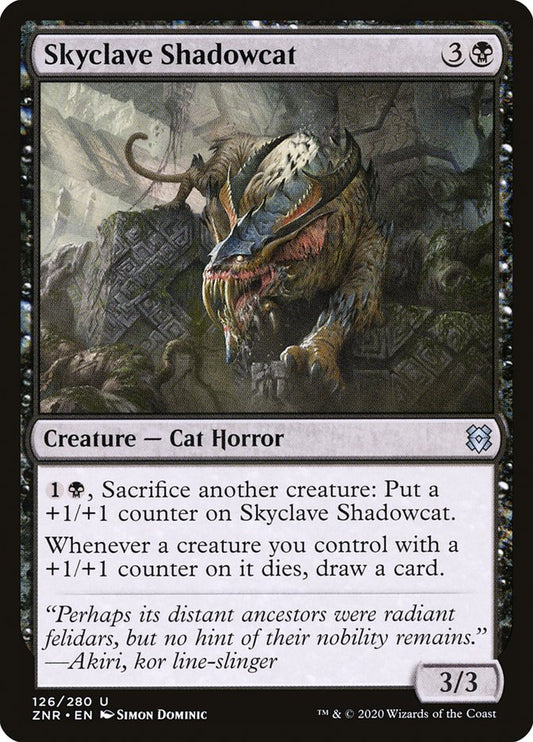Skyclave Shadowcat [Zendikar Rising] (126)