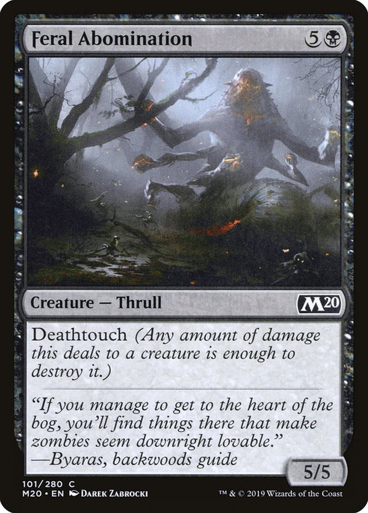 Feral Abomination [Core Set 2020] (101)