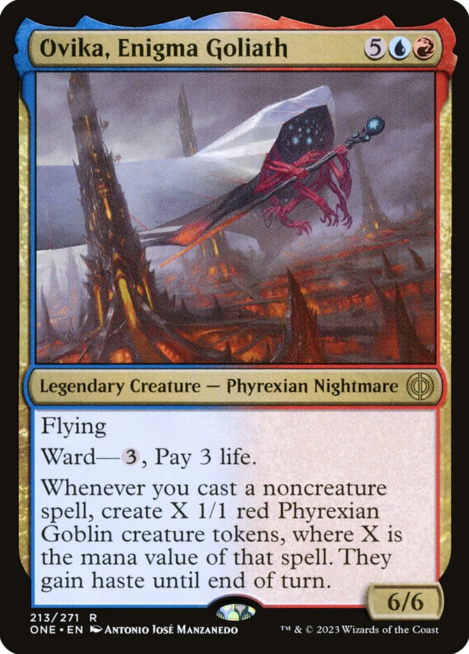 Ovika, Enigma Goliath [Phyrexia: All Will Be One] (213)