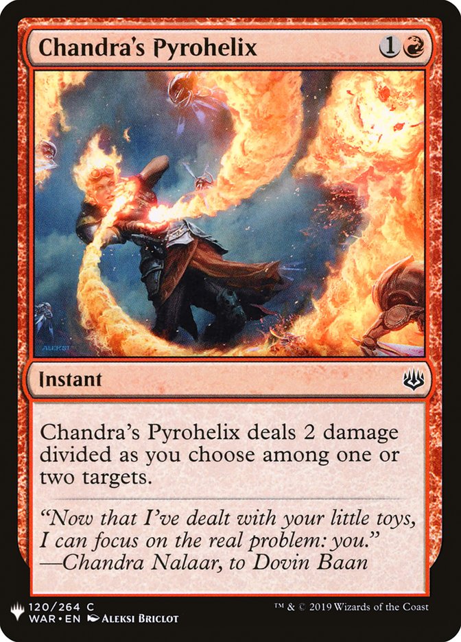 Chandra's Pyrohelix [The List] (WAR-120)