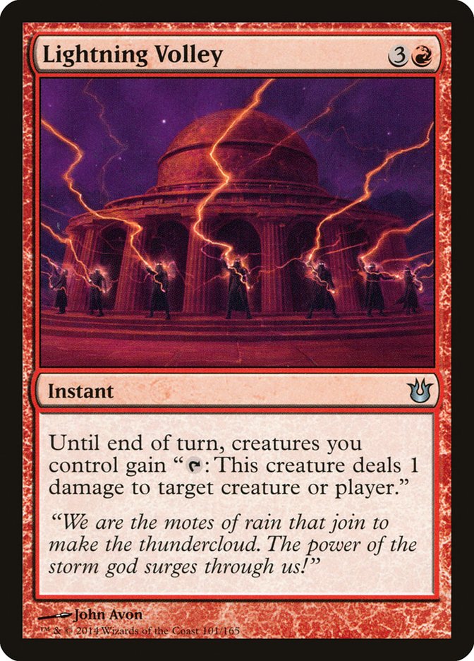 Lightning Volley [Born of the Gods] (101)