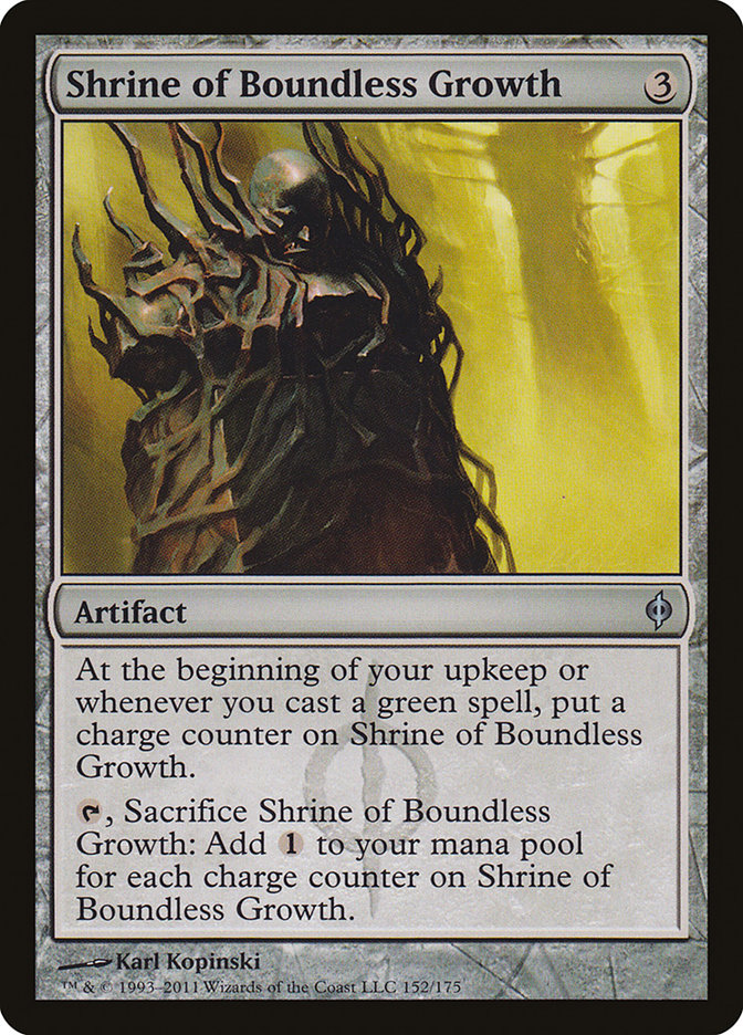 Shrine of Boundless Growth [New Phyrexia] (152)