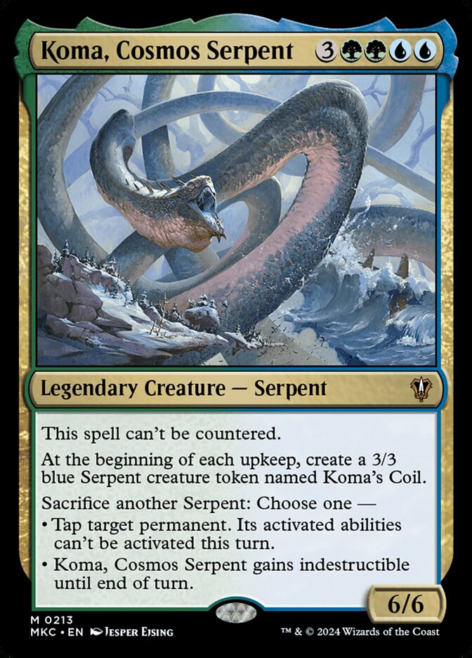 Koma, Cosmos Serpent [Murders at Karlov Manor Commander] (213)