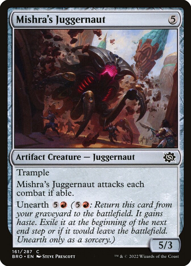 Mishra's Juggernaut [The Brothers' War] (161)
