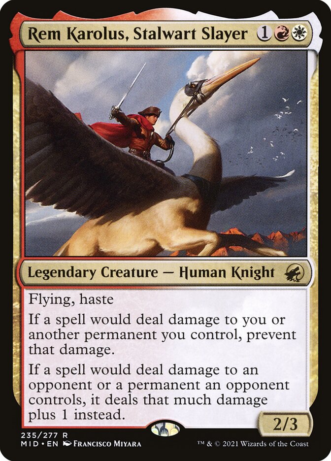 Rem Karolus, Stalwart Slayer [Innistrad: Midnight Hunt] (235)