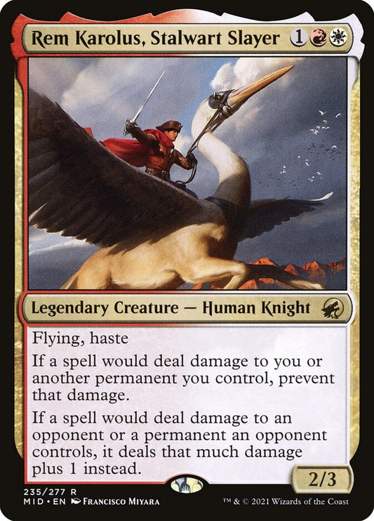 Rem Karolus, Stalwart Slayer [Innistrad: Midnight Hunt] (235)