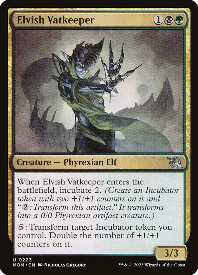 Elvish Vatkeeper [March of the Machine] (223)