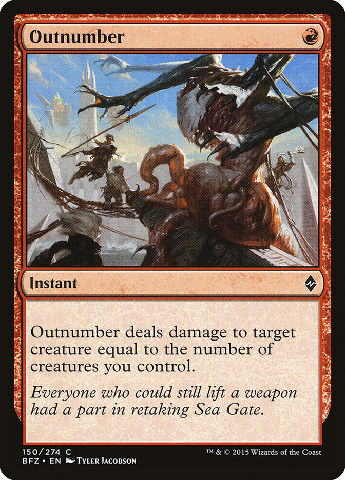 Outnumber [Battle for Zendikar] (150)
