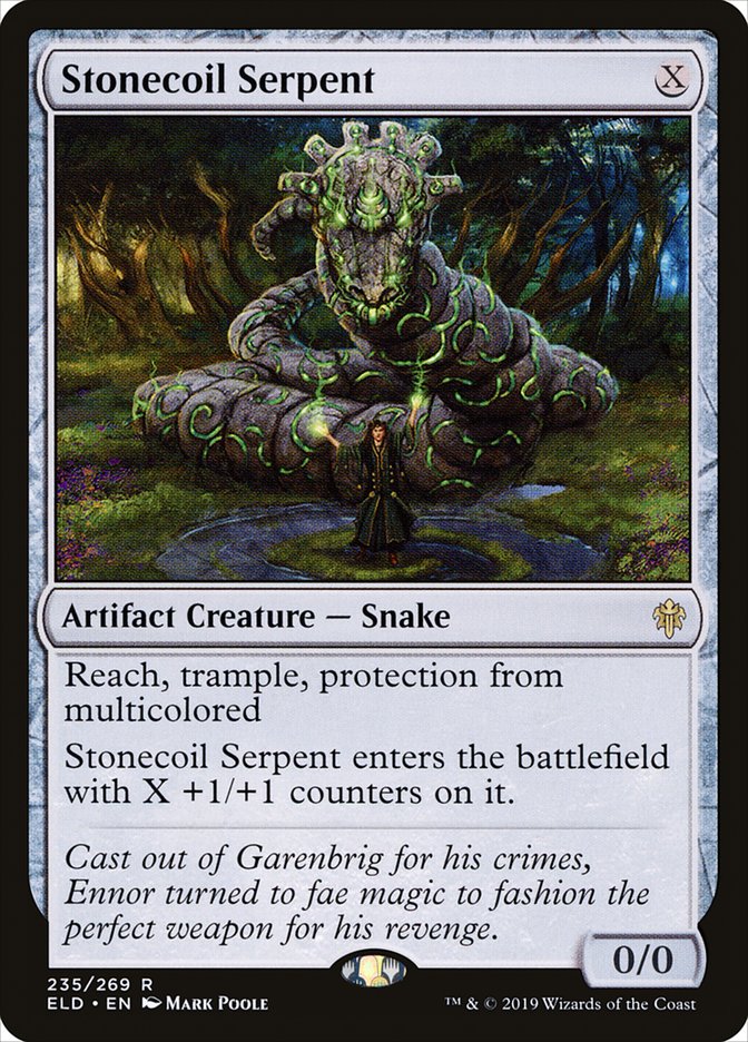 Stonecoil Serpent [Throne of Eldraine] (235)