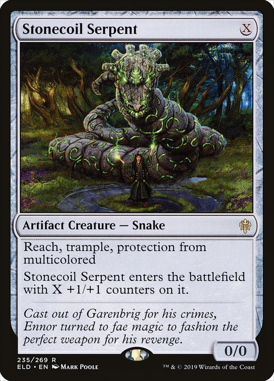 Stonecoil Serpent [Throne of Eldraine] (235)