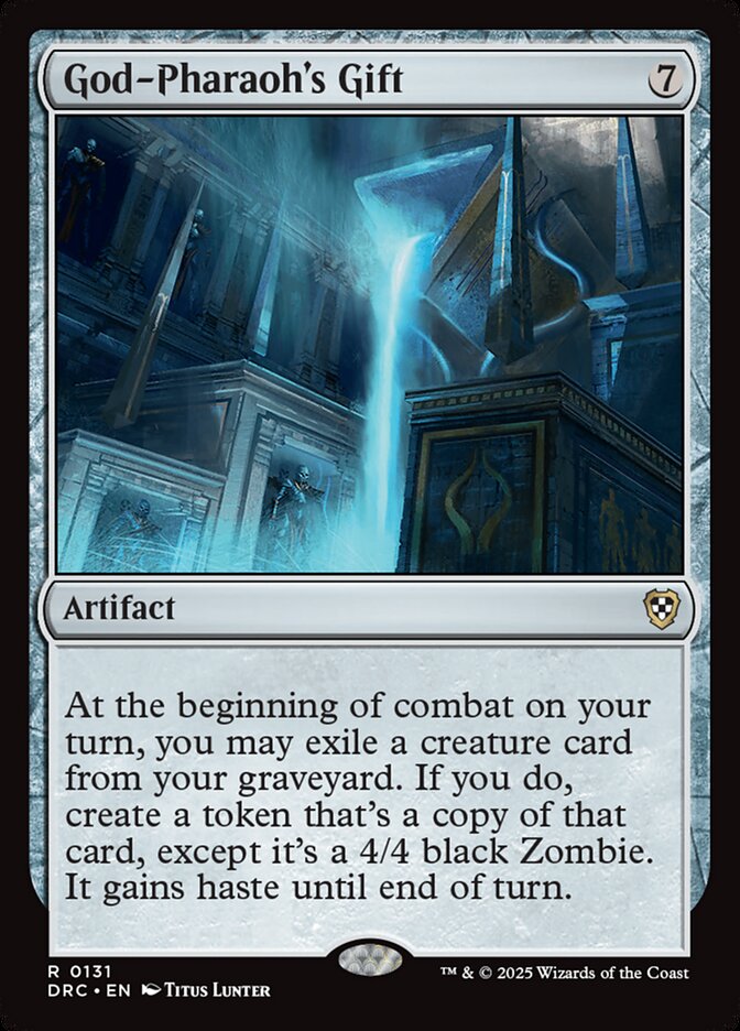 God-Pharaoh's Gift [Aetherdrift Commander] (131)