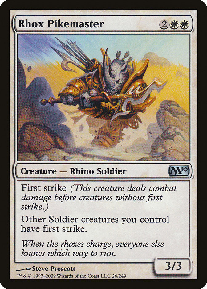 Rhox Pikemaster [Magic 2010] (26)