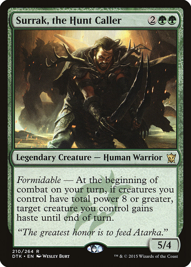 Surrak, the Hunt Caller [Dragons of Tarkir] (210)