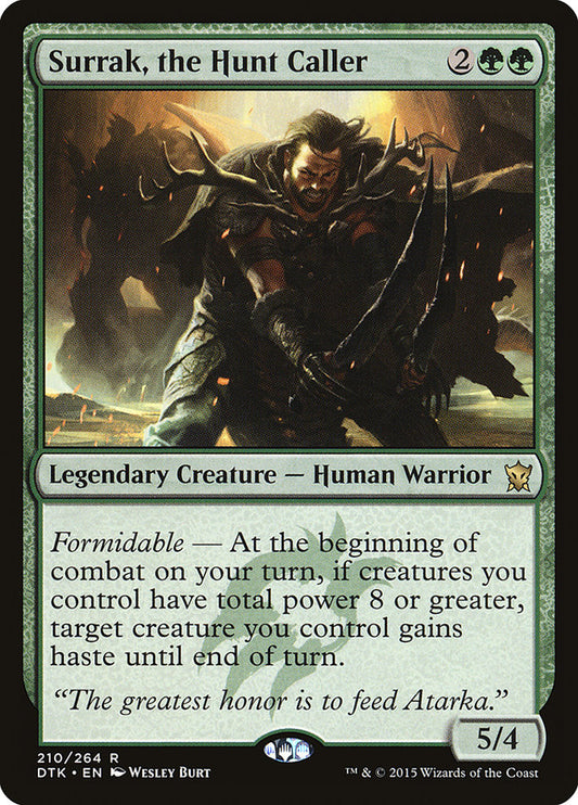 Surrak, the Hunt Caller [Dragons of Tarkir] (210)