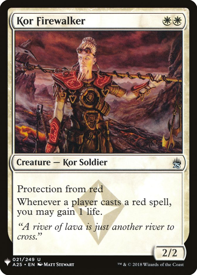 Kor Firewalker [The List] (A25-21)