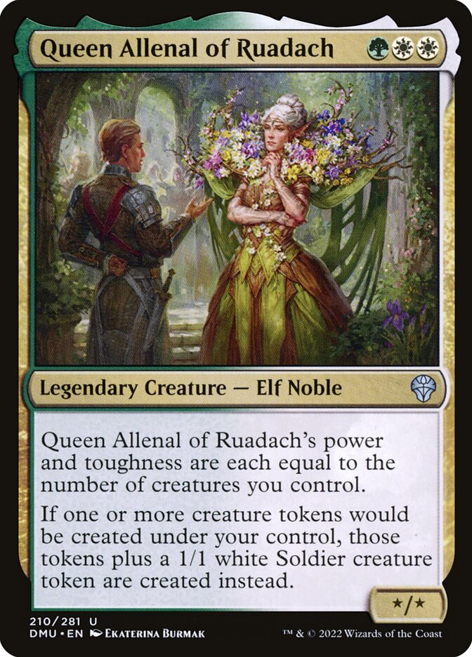 Queen Allenal of Ruadach [Dominaria United] (210)