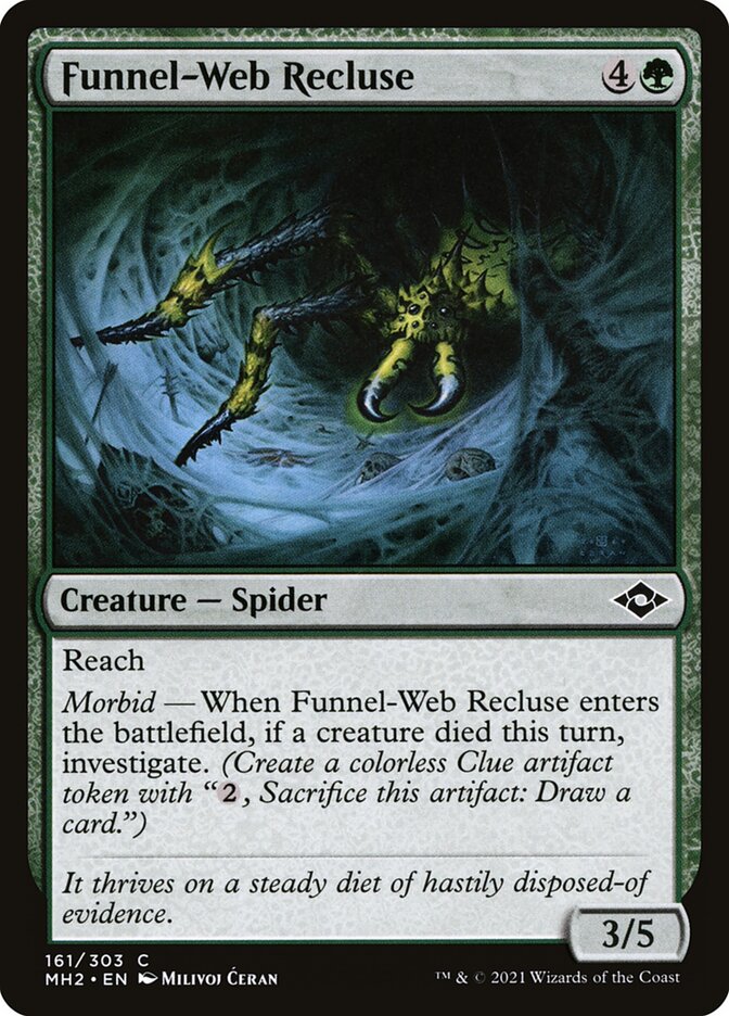 Funnel-Web Recluse [Modern Horizons 2] (161)
