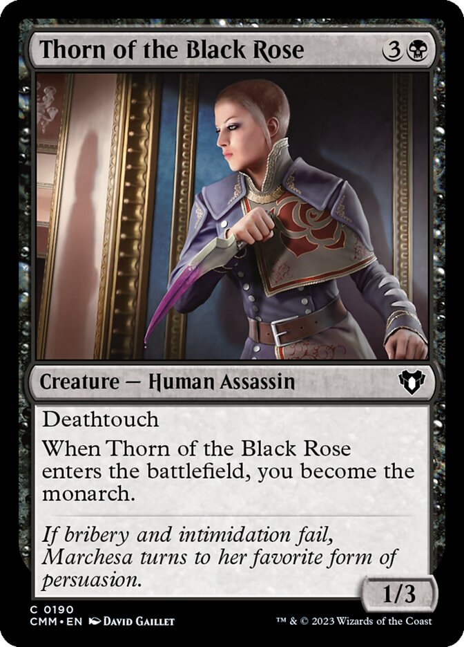 Thorn of the Black Rose [Commander Masters] (190)