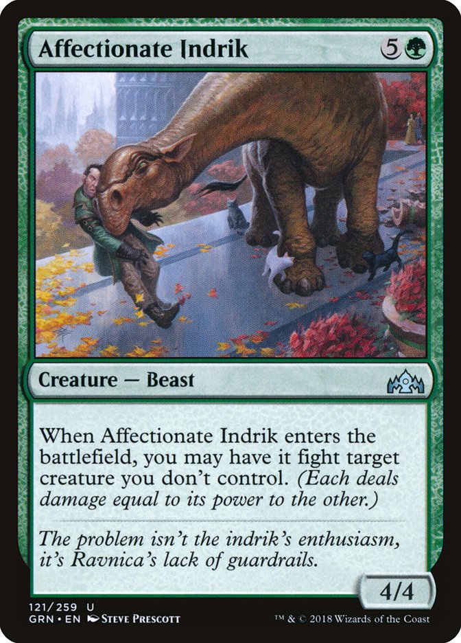 Affectionate Indrik [Guilds of Ravnica] (121)
