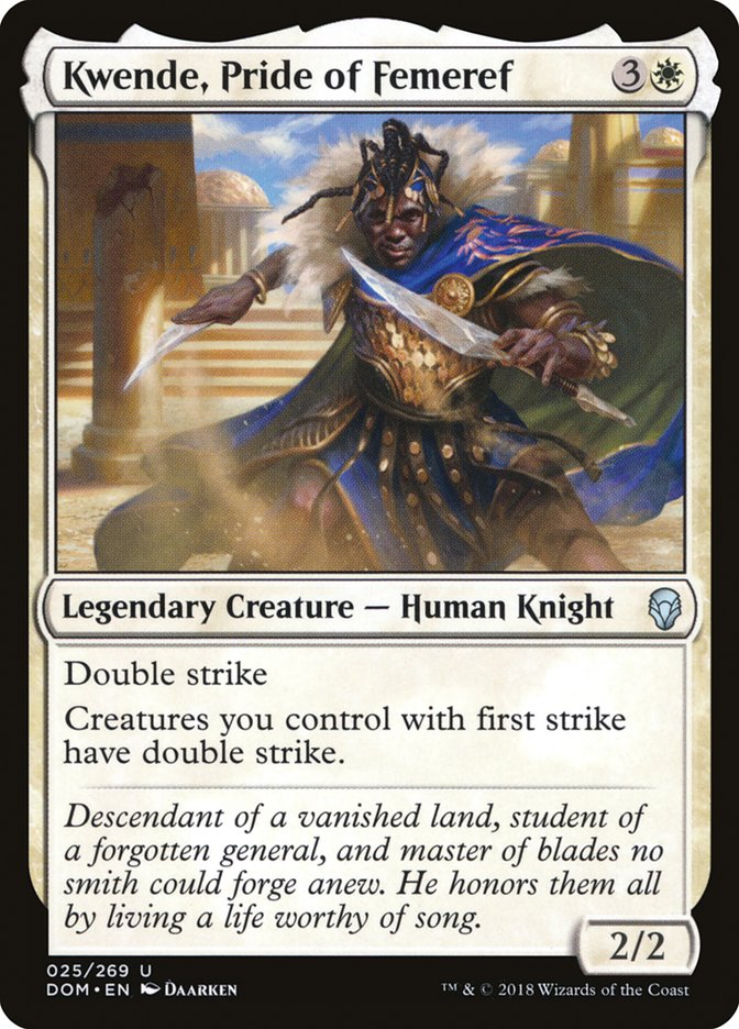 Kwende, Pride of Femeref [Dominaria] (25)