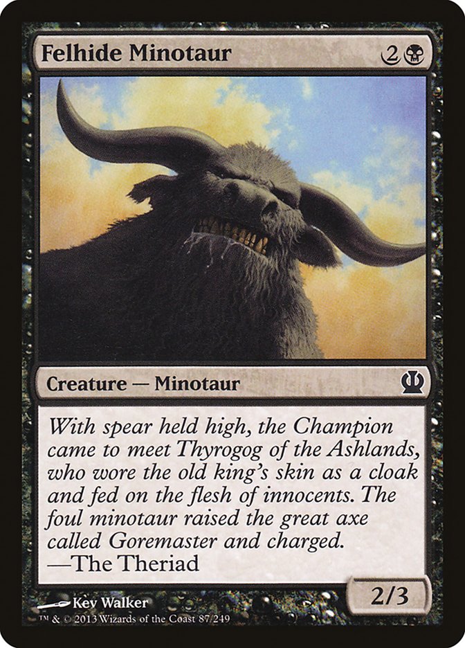 Felhide Minotaur [Theros] (87)