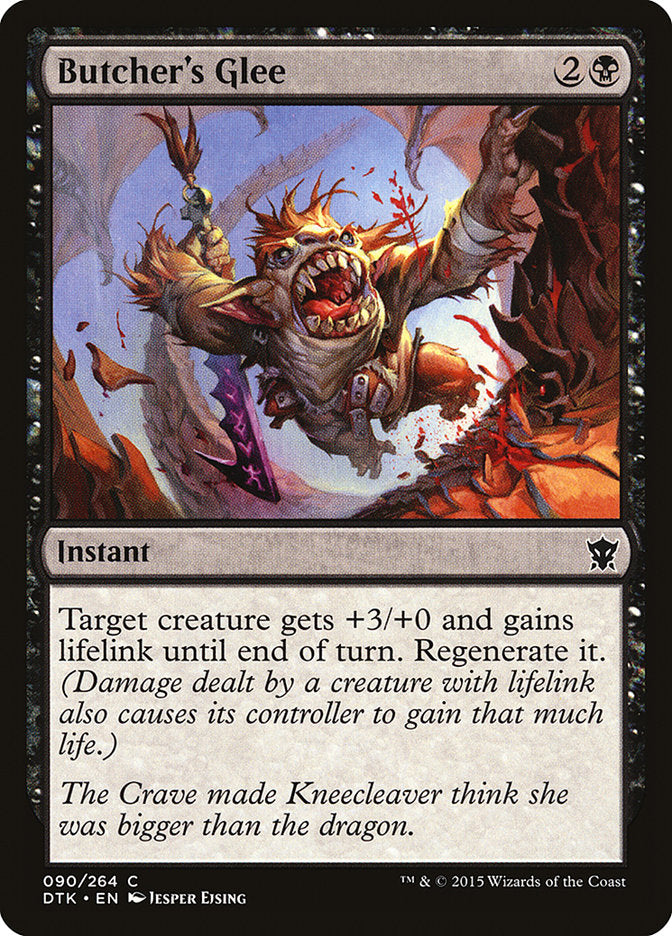 Butcher's Glee [Dragons of Tarkir] (90)