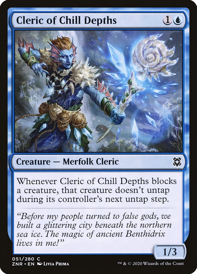Cleric of Chill Depths [Zendikar Rising] (51)