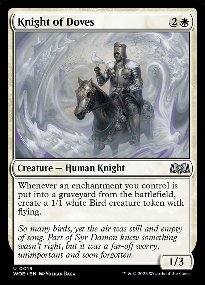 Knight of Doves [Wilds of Eldraine] (19)