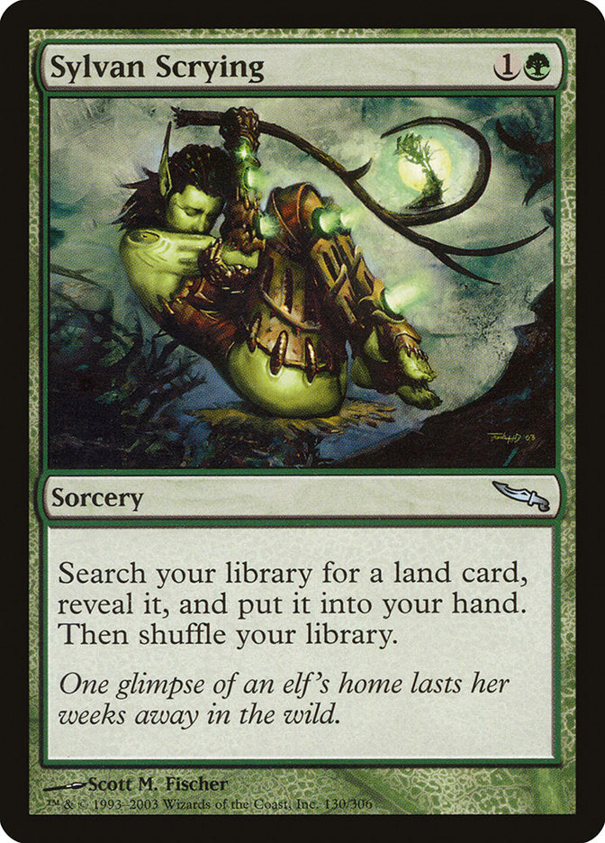 Sylvan Scrying [Mirrodin] (130)