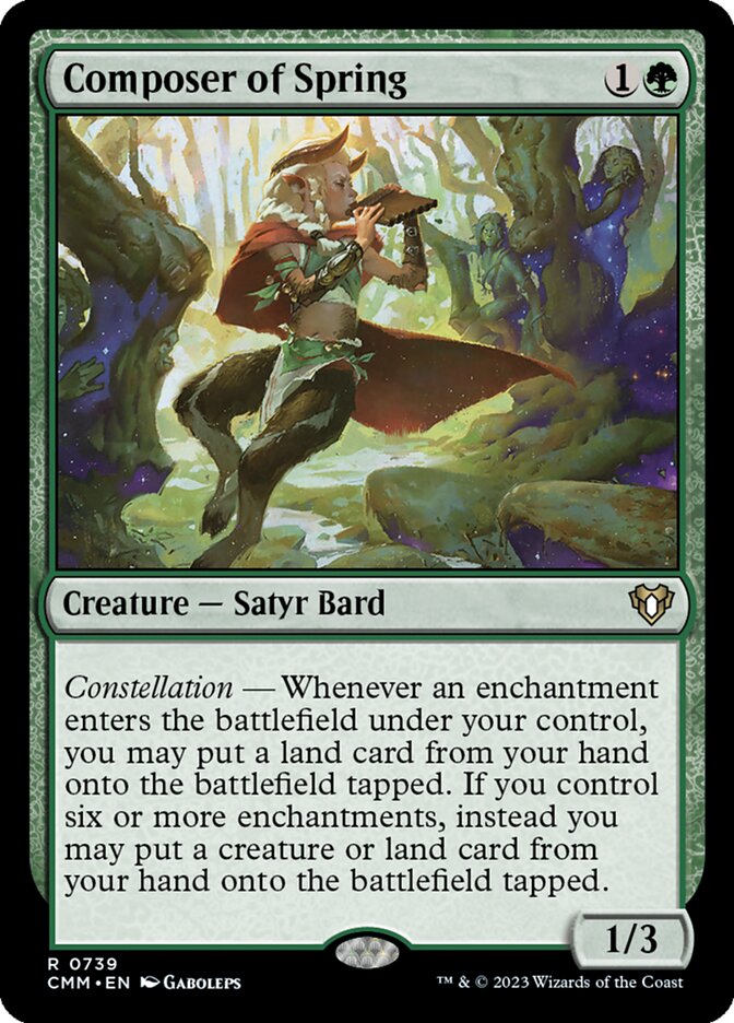 Composer of Spring [Commander Masters] (739)