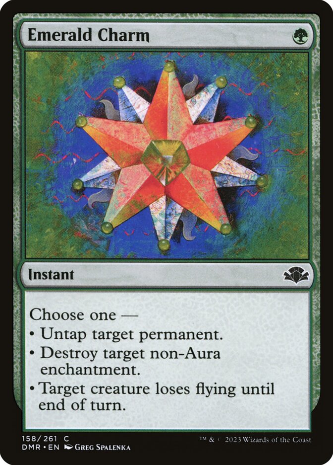Emerald Charm [Dominaria Remastered] (158)