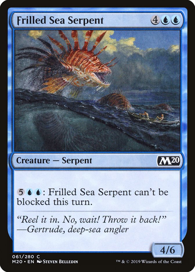 Frilled Sea Serpent [Core Set 2020] (61)