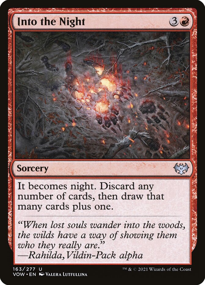 Into the Night [Innistrad: Crimson Vow] (163)