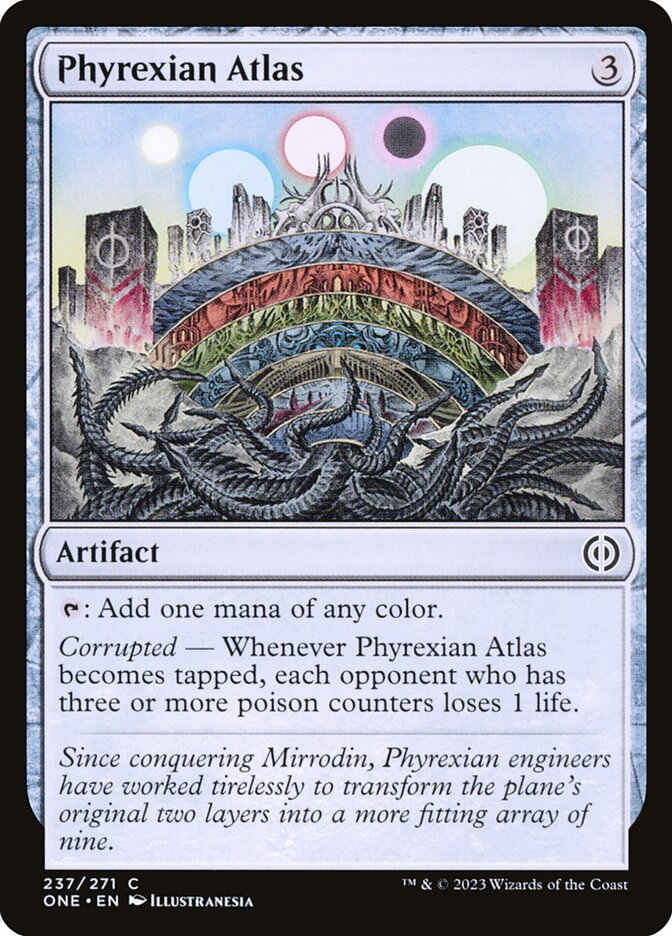 Phyrexian Atlas [Phyrexia: All Will Be One] (237)