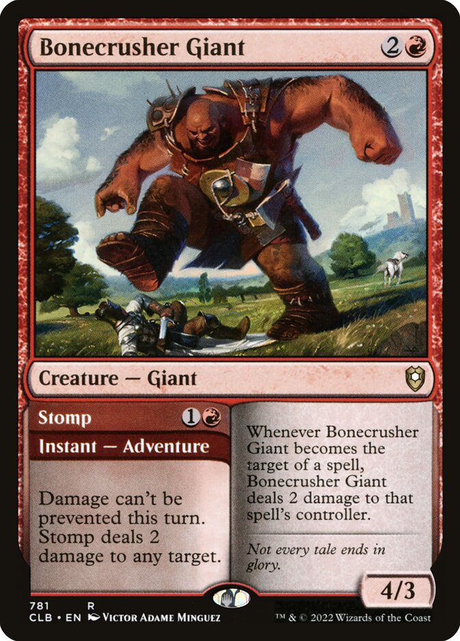 Bonecrusher Giant // Stomp [Commander Legends: Battle for Baldur's Gate] (781)