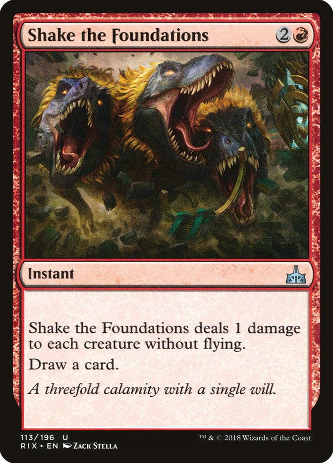 Shake the Foundations [Rivals of Ixalan] (113)
