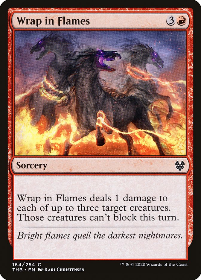Wrap in Flames [Theros Beyond Death] (164)