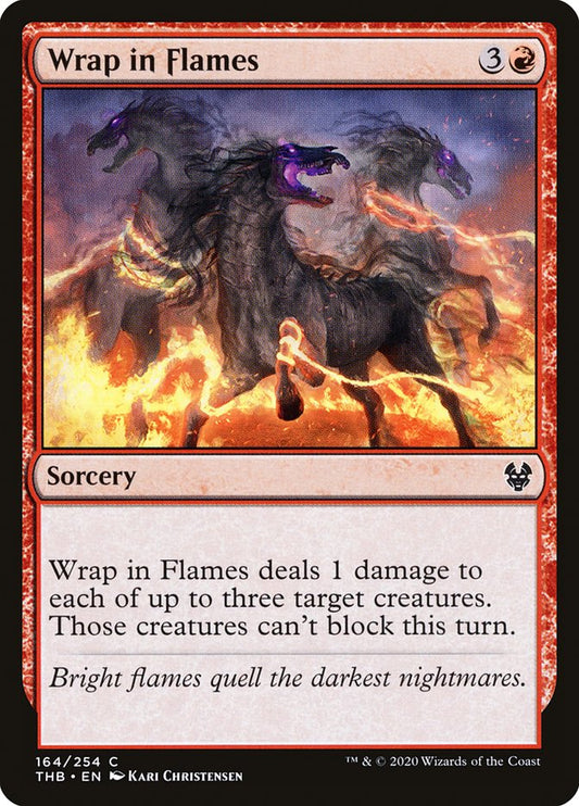 Wrap in Flames [Theros Beyond Death] (164)