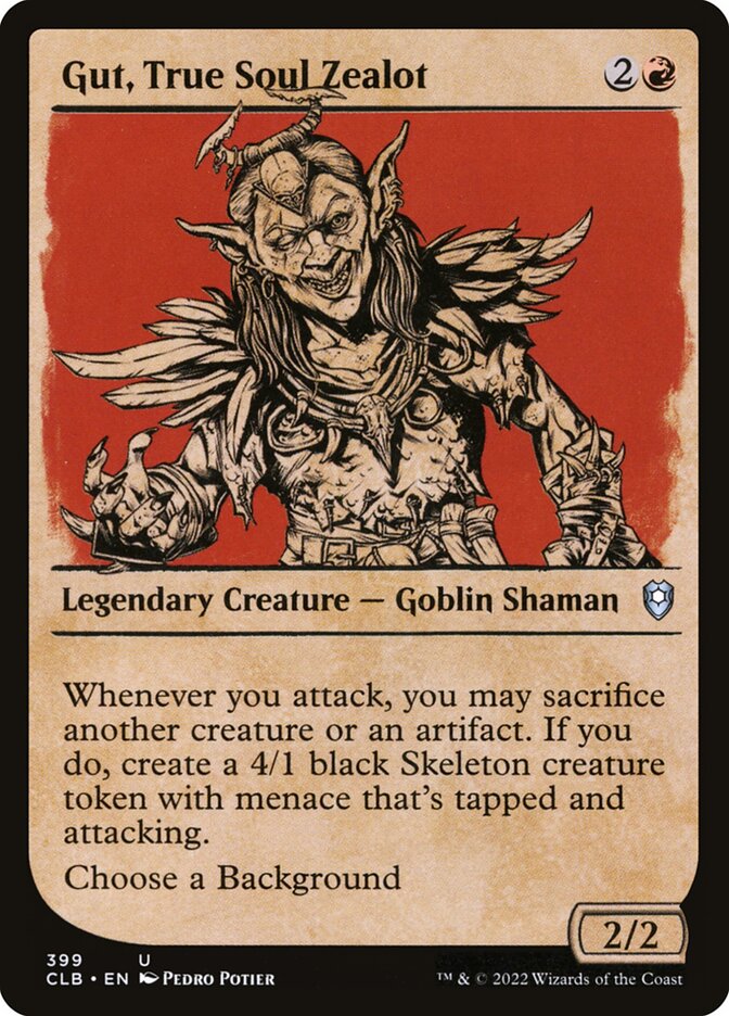 Gut, True Soul Zealot [Commander Legends: Battle for Baldur's Gate] (399)