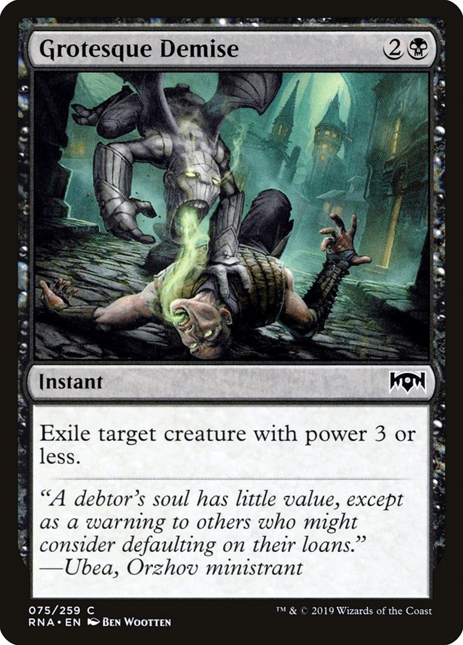 Grotesque Demise [Ravnica Allegiance] (75)