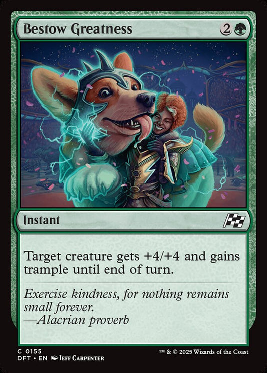 Bestow Greatness [Aetherdrift] (155)