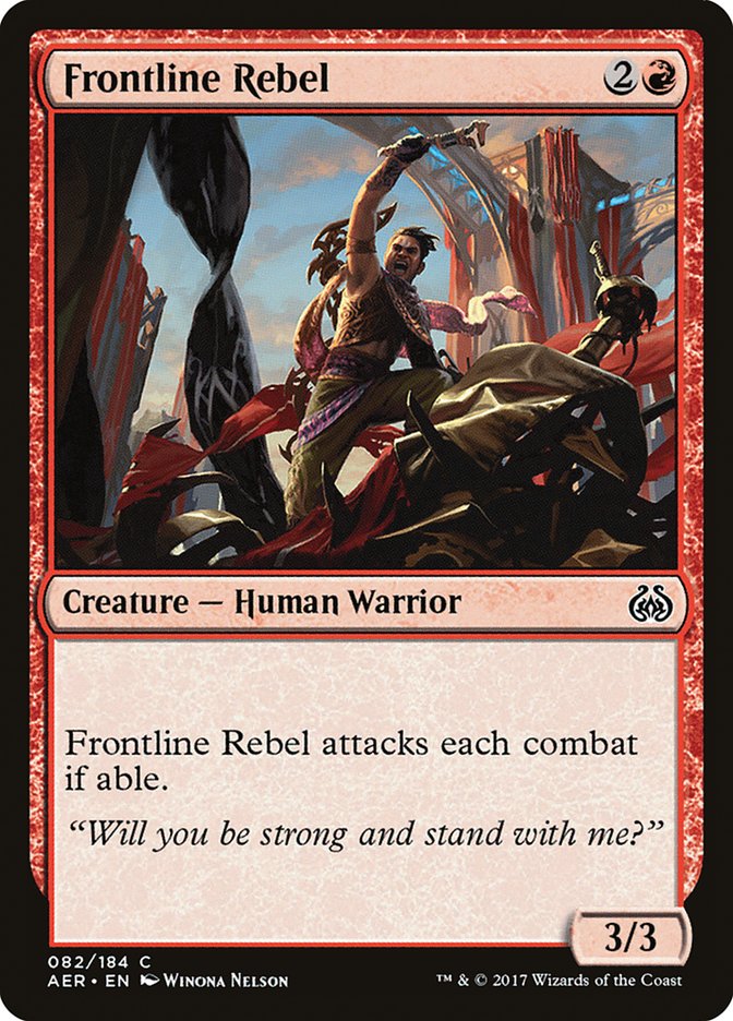 Frontline Rebel [Aether Revolt] (82)